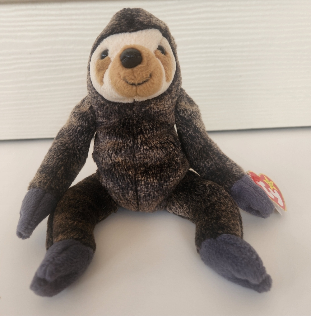 TY Beanie Baby named "SLOWPOKE" (the SLOTH), NWT  (PART of 3/$15 Sale)